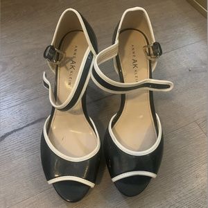 Anne Klein Vintage Black and White Heels